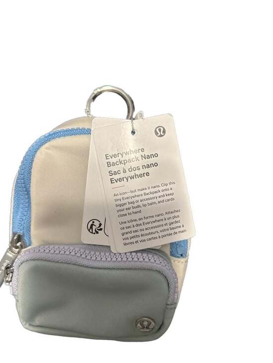Lululemon Everywhere Backpack Nano in Light Ivory/Pelican/Sinatra Blue - Picture 2 of 4